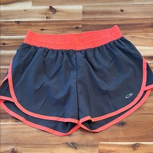 Champion Women's Black and pink Athletic Shorts
